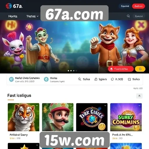 Exploração de jogos populares no site 67a.com